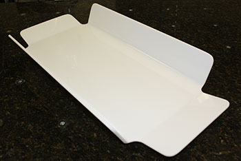 Hand bent PETG baby scale weighing tray